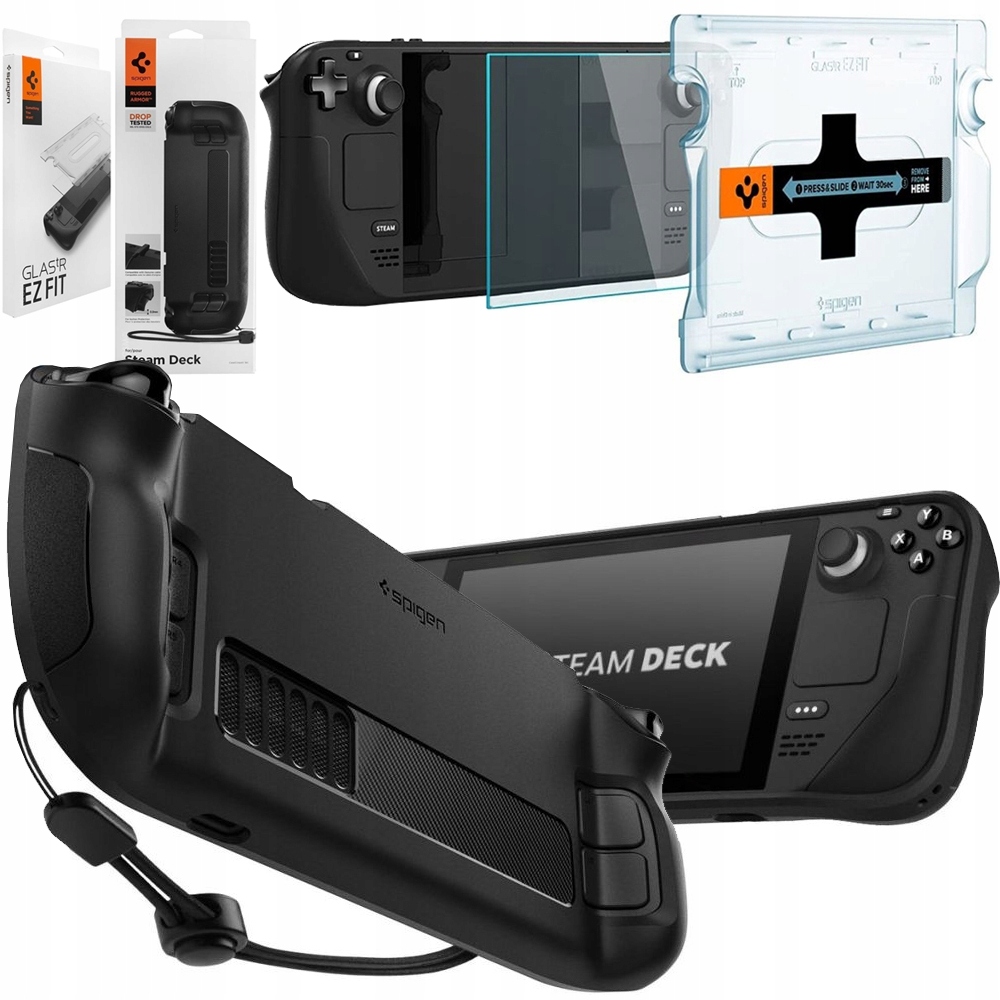 

Spigen Etui Szkło Ez Fit do Steam Deck, Rugged