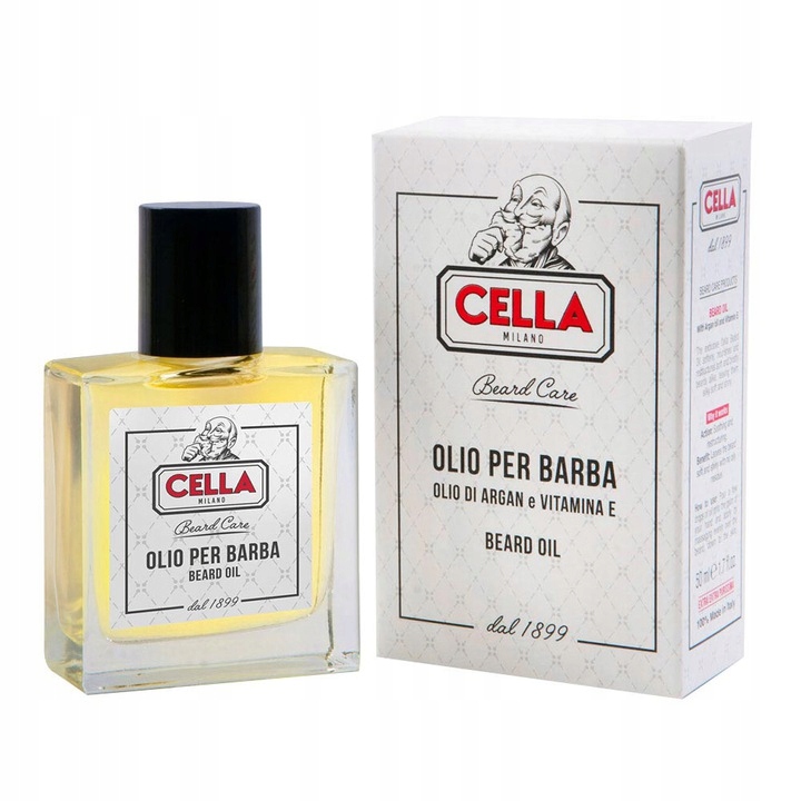 Cella Milano Olej na vousy s vitamínem E 50 ml