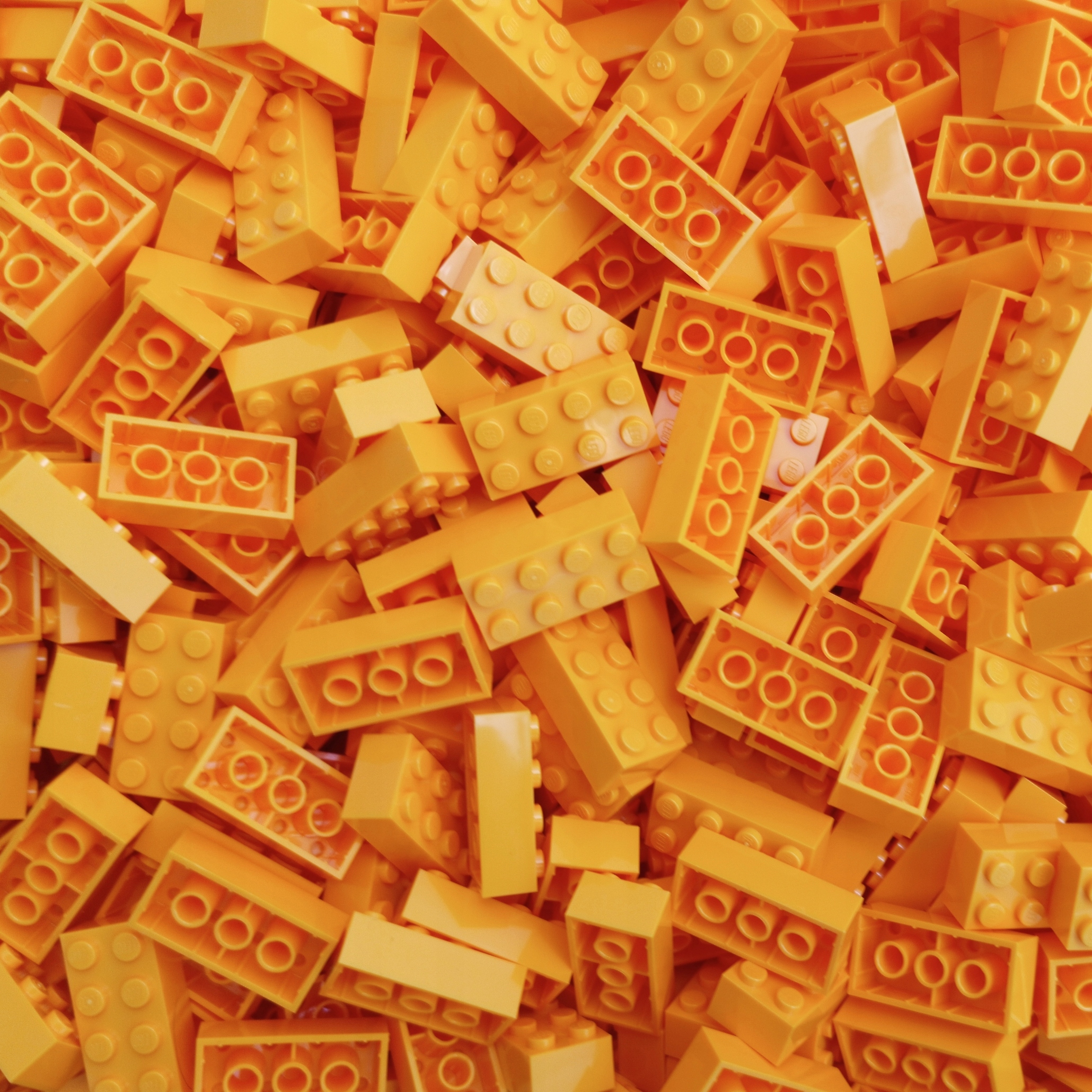 Lego Kostka Cihla 2x4 Světle oranžová 4229356 3001 100 Ks