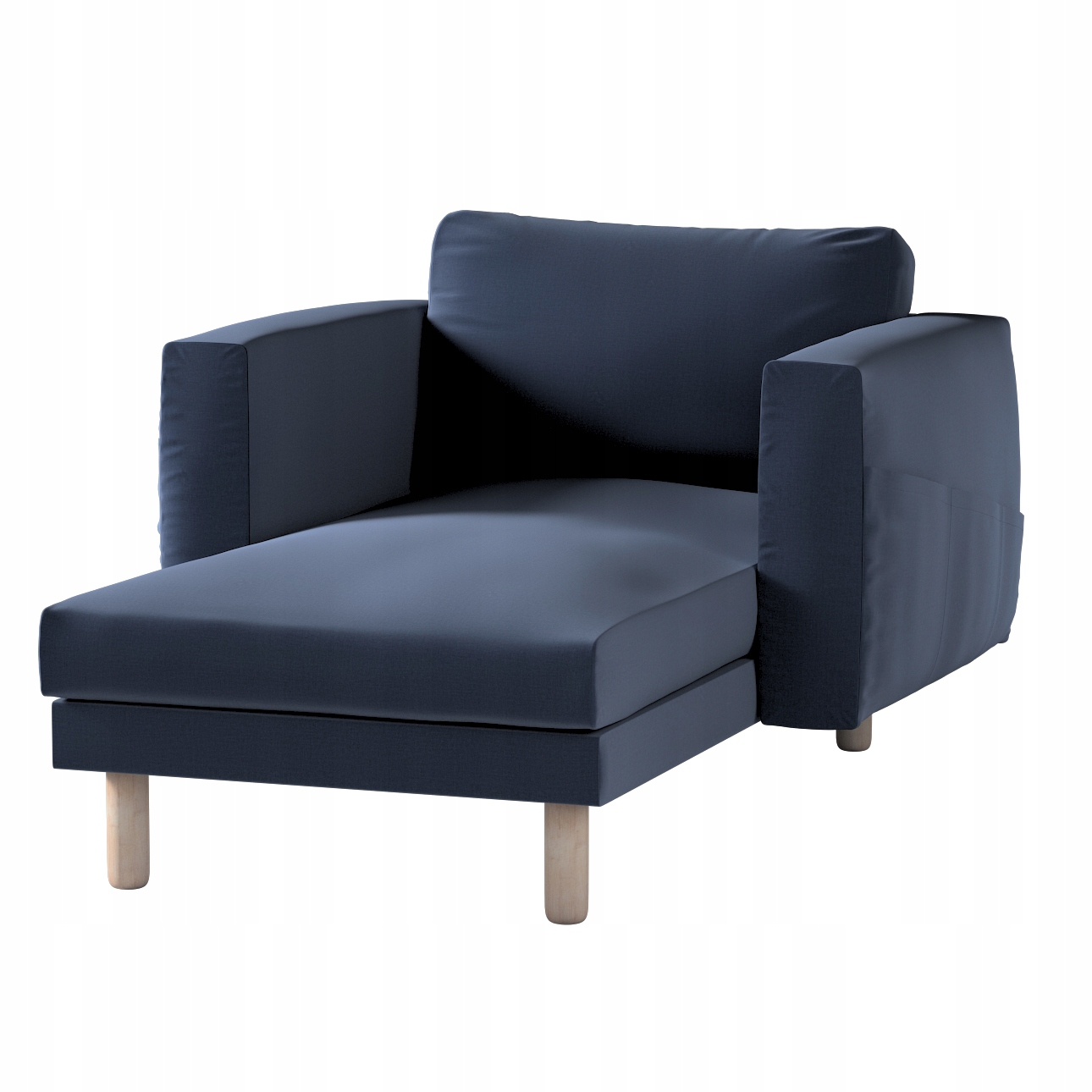 Potah Dekoria na lenoška Ikea Norsborg s područkami, modrý
