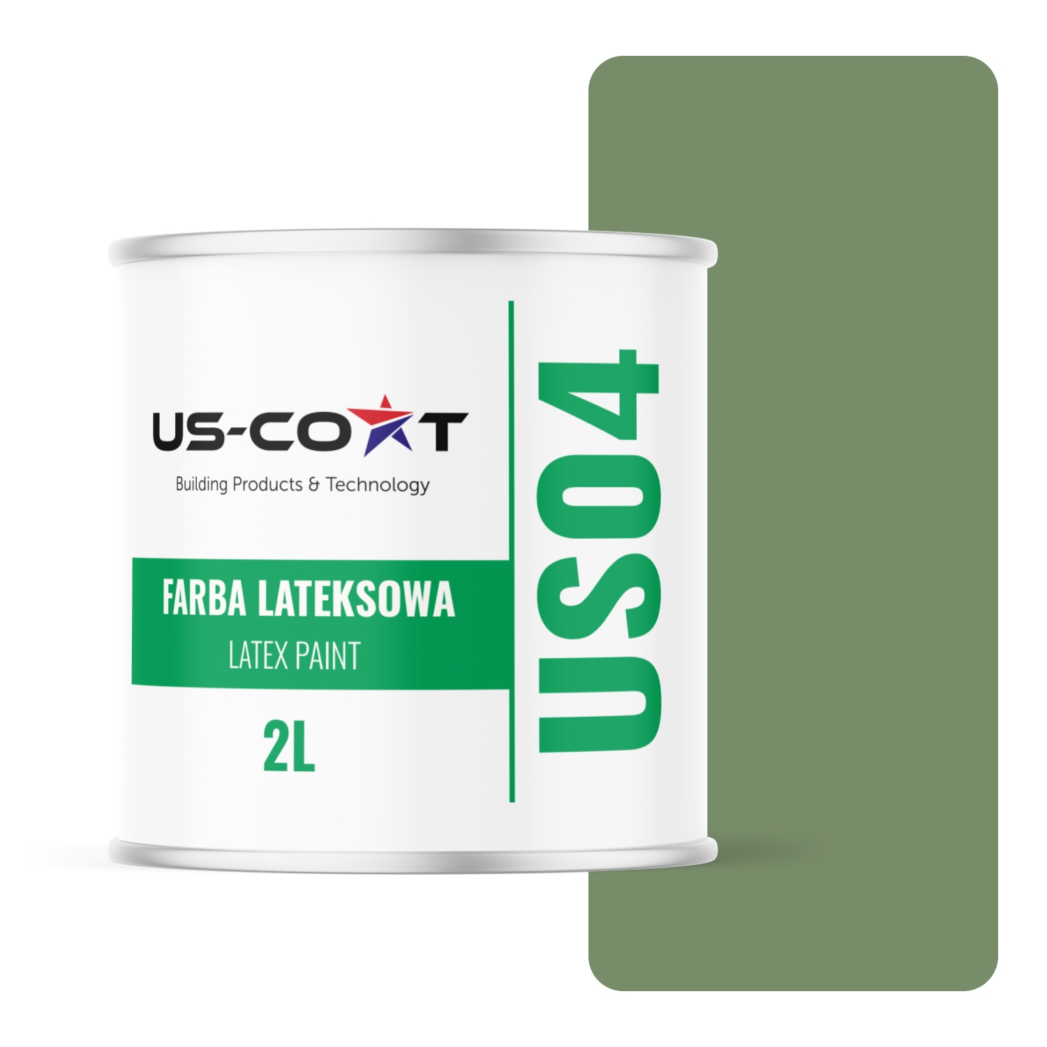 Barva Tmavě Zelená H2123 2L Hluboká Matná Na Stěny