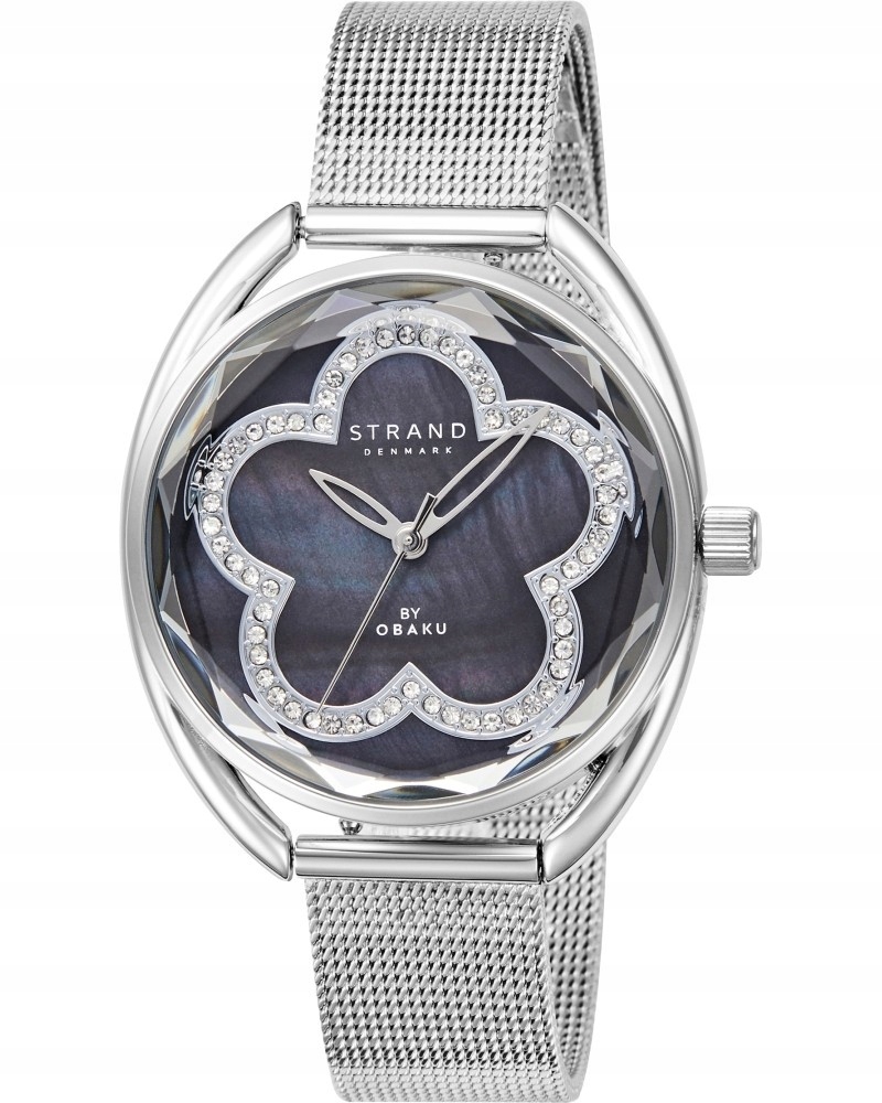 Nové Originální dámské hodinky Strand by Obaku S734LXCBMC stříbrné