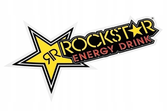 

Oryginalna naklejka Rockstar Energy Drink 120X60MM