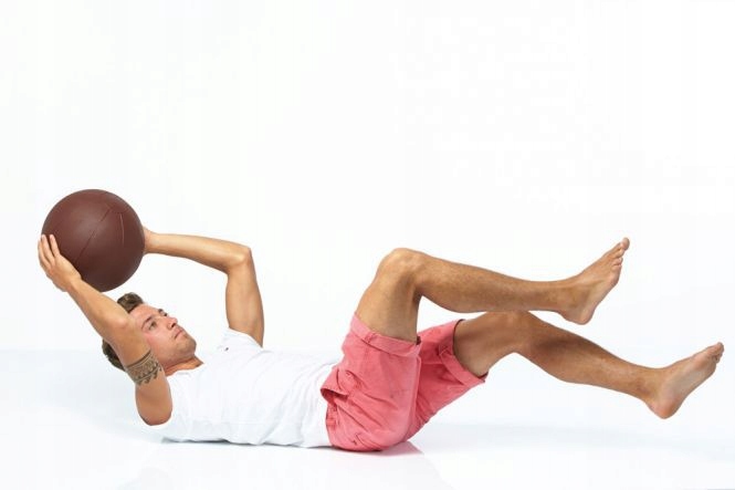 PIŁKA LEKARSKA REHABILITACYJNA TOGU 4 kg 34 cm Wysokość 34 cm