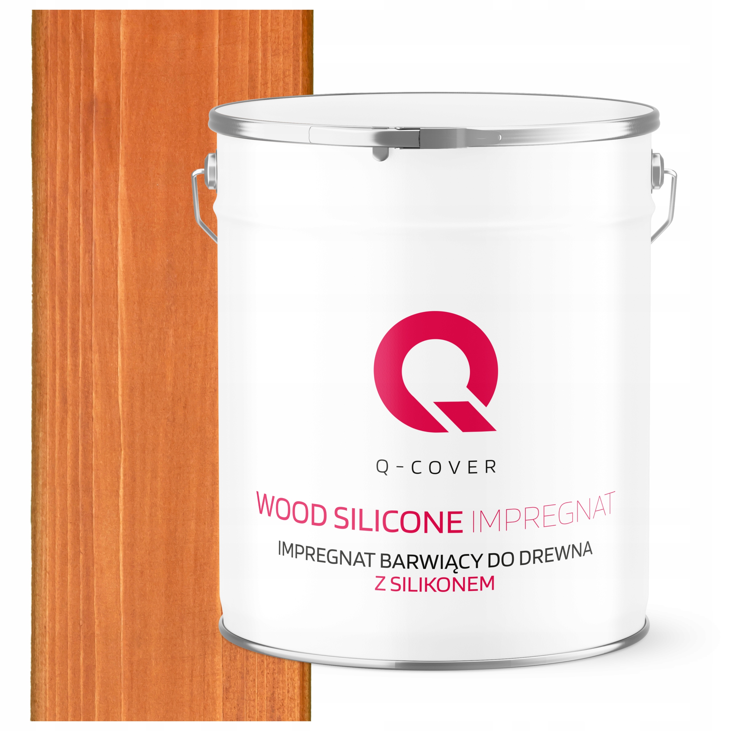 Impregnat Do Drewna Lazura Barwiący Ochronny Z Silikonem Tarasu Teak 5L