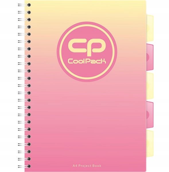 

Coolpack Zeszyt Gradient Kołozeszyt A4 Peach