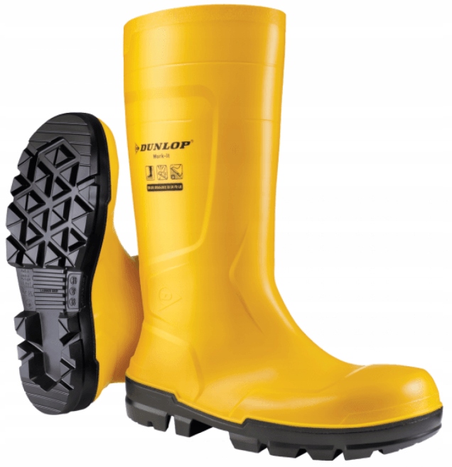 Holínky Dunlop Žluté Pánské Pracovní Boty pro průmysl, třída S5, silné, pevné, pevné