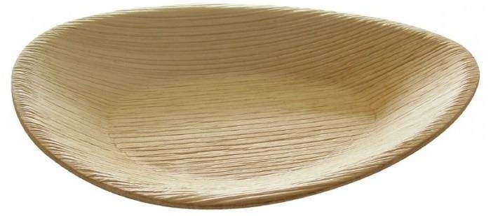 

Zero Waste Talerz Z Liści Palmowych Mały Owalny