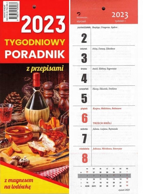 

Kalendarz 2023 Zdzierak Tygod. Poradnik kuchenny