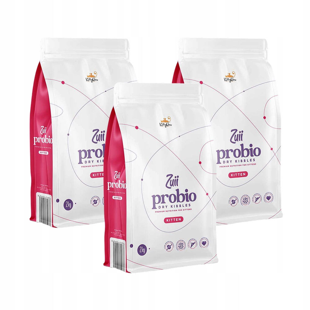 Levně 3x Probio Zuii Kitten, 2 kg