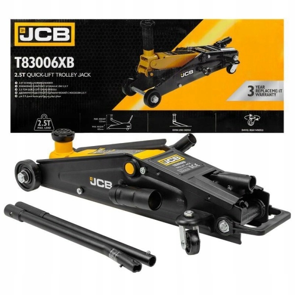 Forsage Hydraulický Zdvihák 2,5T Typu Žaba Jcb 150-530 MM JCB-T83006XB (5