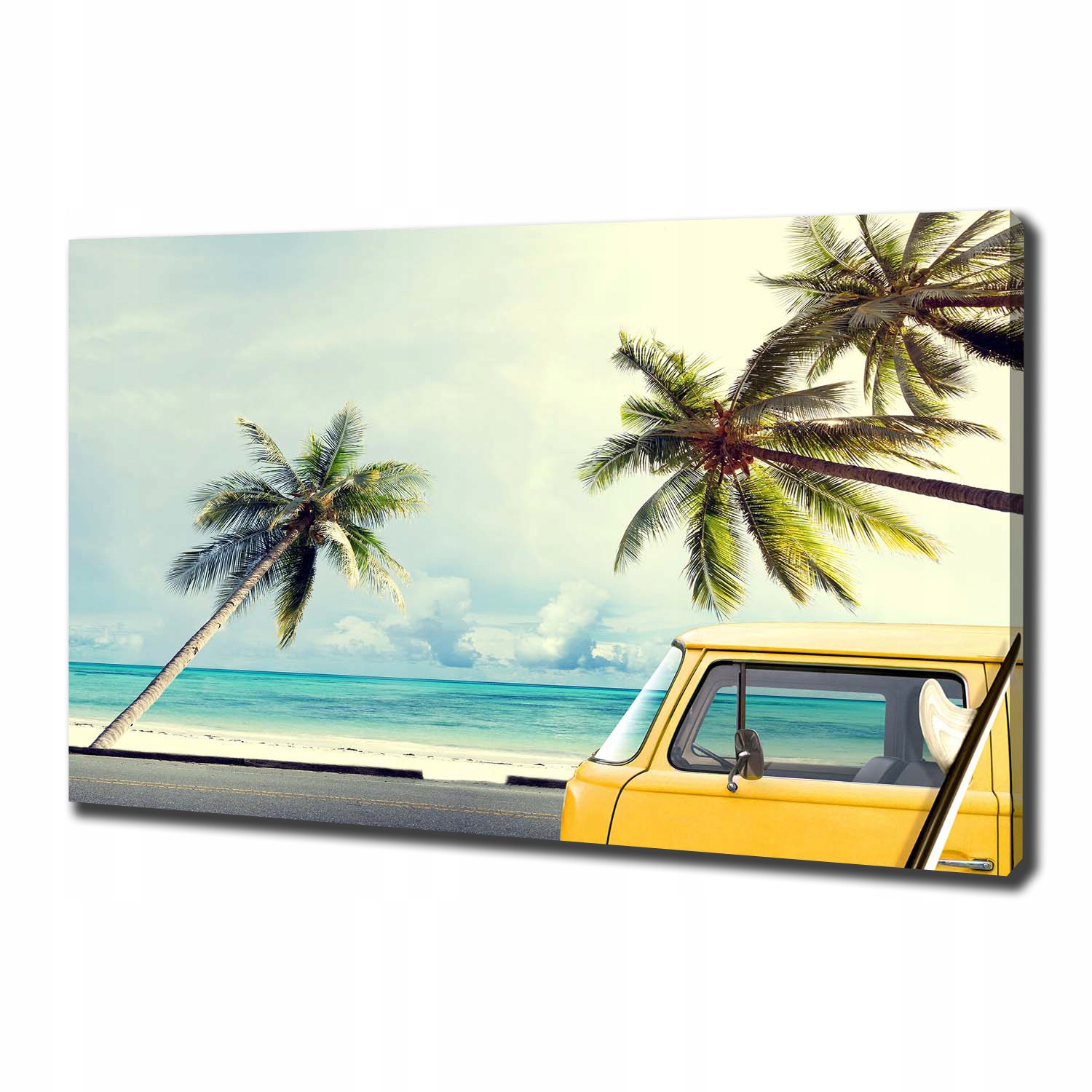 Fotoobraz obraz na plátně Furgonetka pláž 100x70 cm