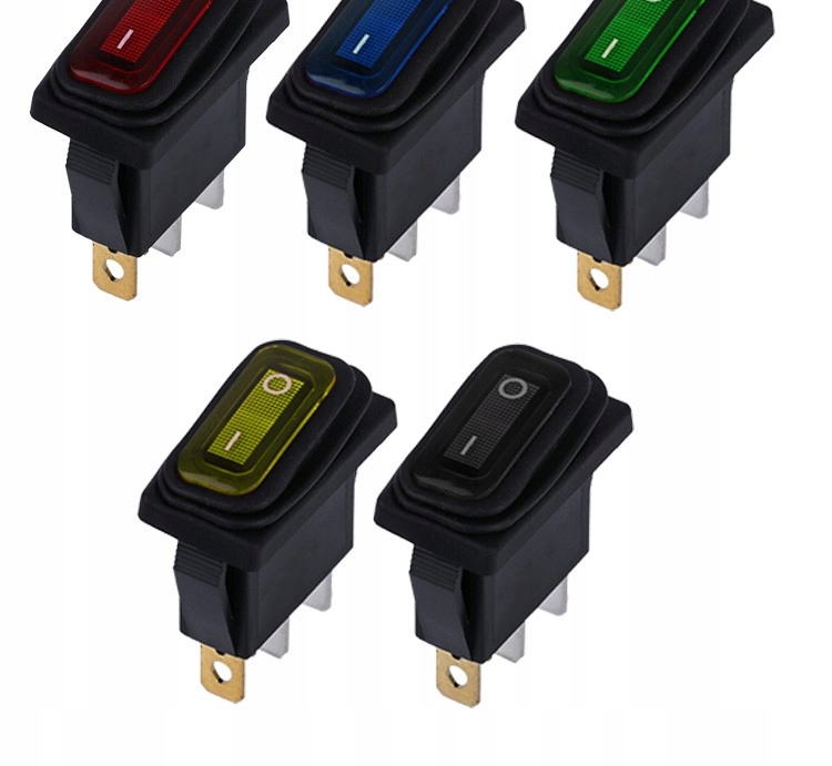 Przełącznik hermetyczny KCD3 230V LED Kod producenta 06058