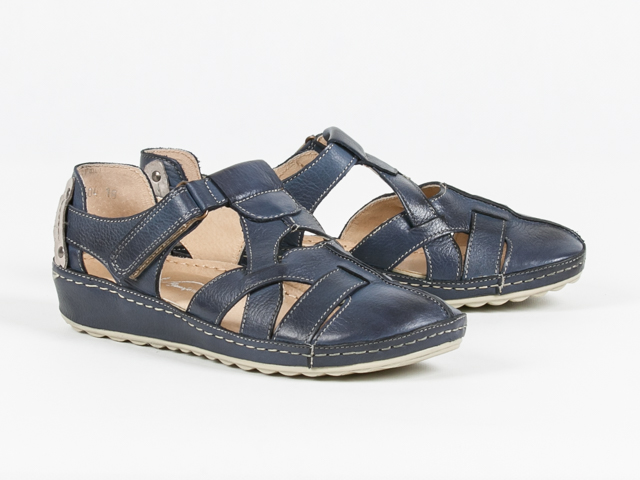 But-bal 541 dámské sandálky Polské námořnická modrá 41