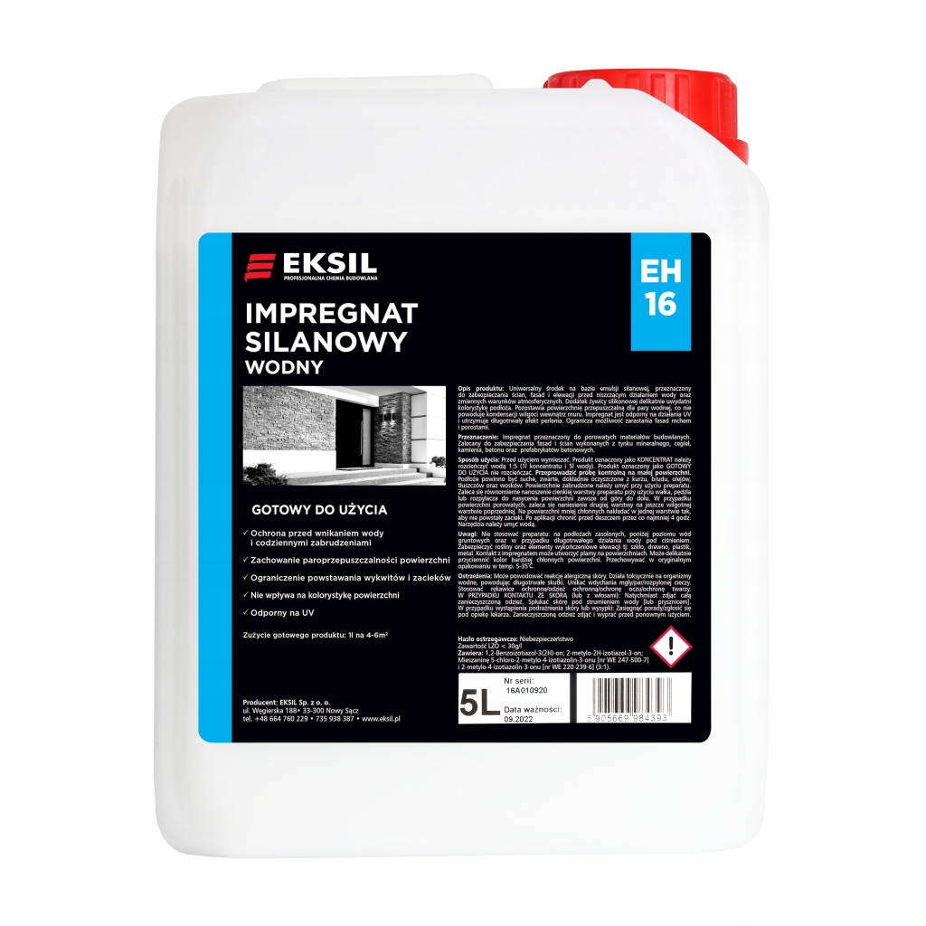 Vodní Silanový Impregnát 5 L Eksil
