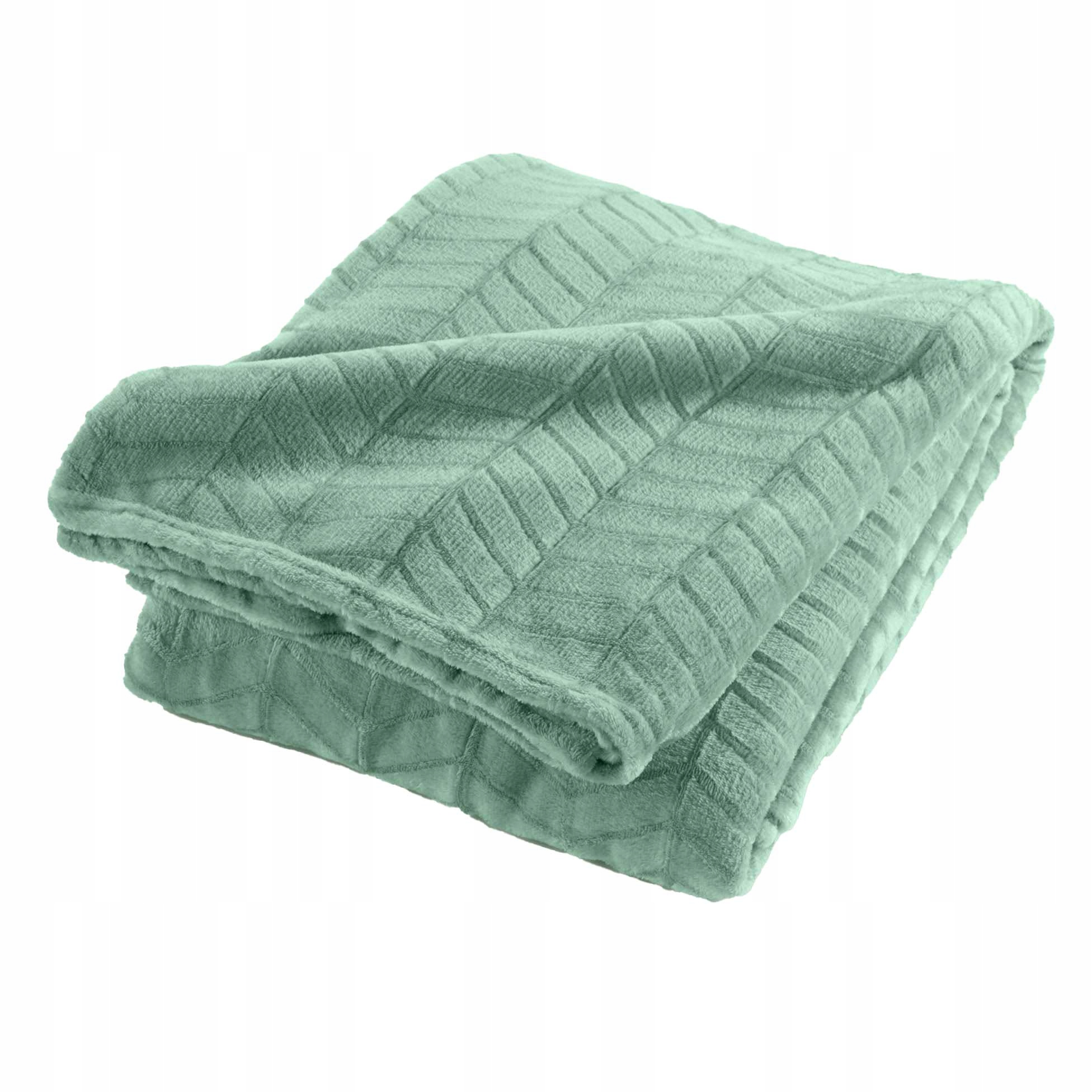 Flanelová Přikrývka 180 X 220 CM Polyester Zelená Okeo-tex