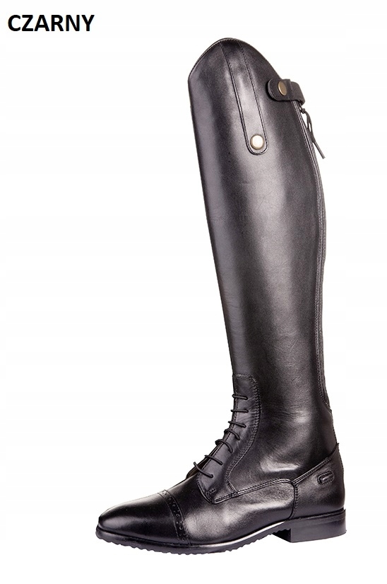 Hkm Oficerki skórzane Valencia Normalne/b.szerokie