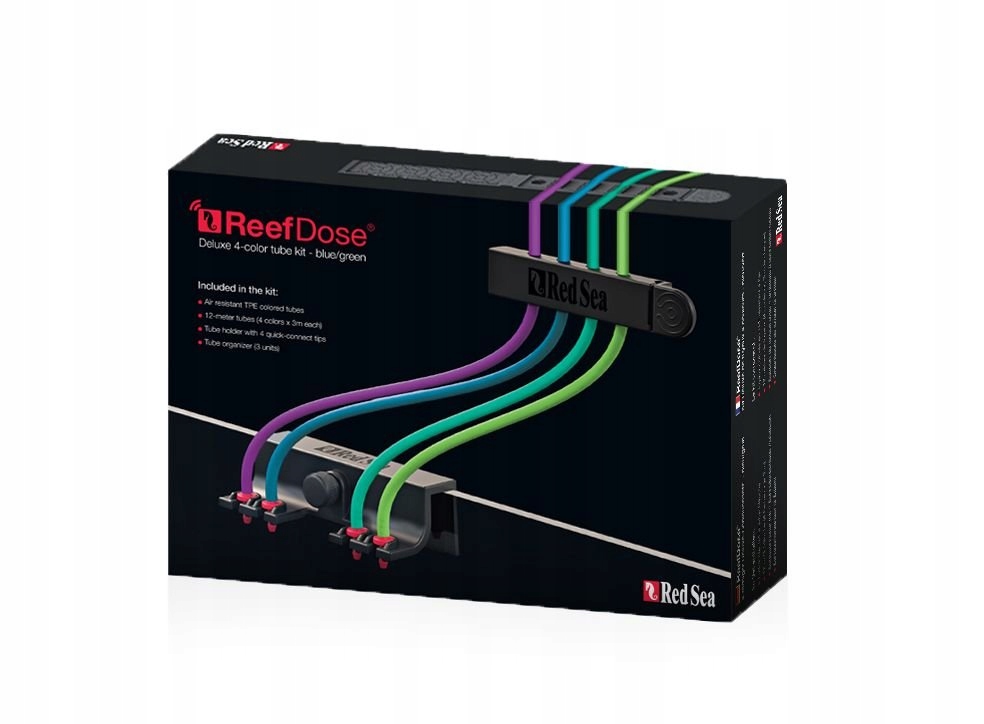 Levně Sada Hadiček A Držák Pro Dávkovací Pumpu Akvária Modrá A Zelená