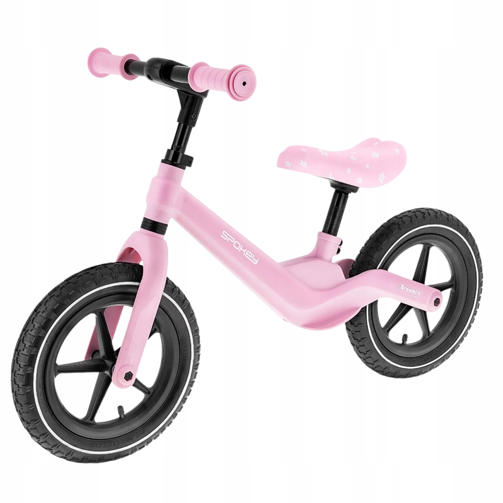 Rowerek Biegowy Dla Dziewczynki Regulowany Pompowane Koła 12" Spokey