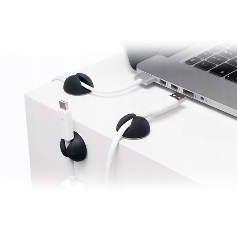 ORGANIZER UCHWYT ZACZEP MASKOWNICA KLIPS DO KABLI SAMOPRZYLEPNY 1 szt Waga produktu z opakowaniem jednostkowym 0.006 kg