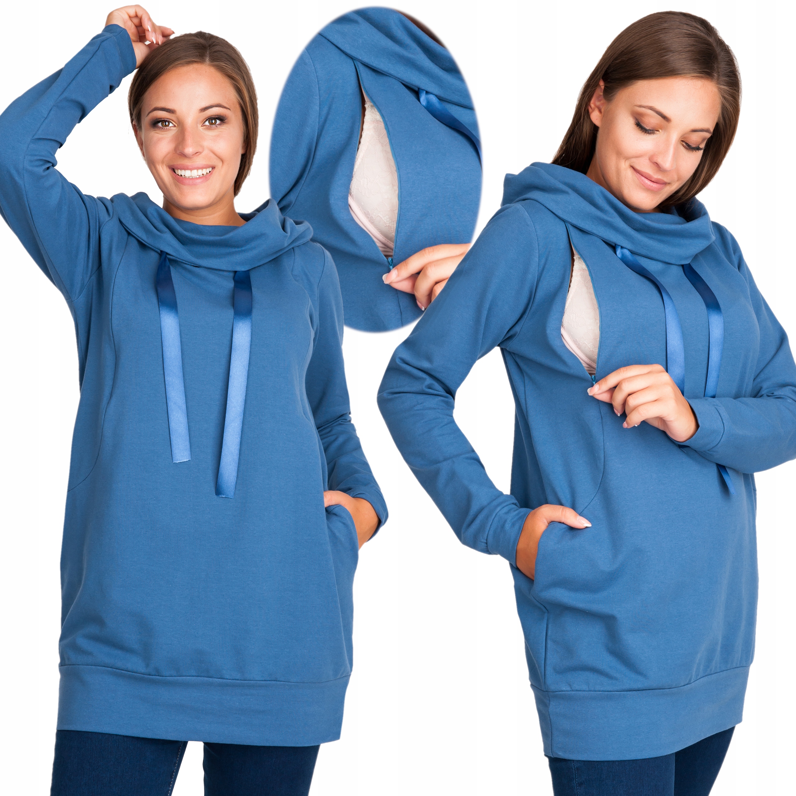 

Bluza Ciążowa Irmina Do Karmienia XXL