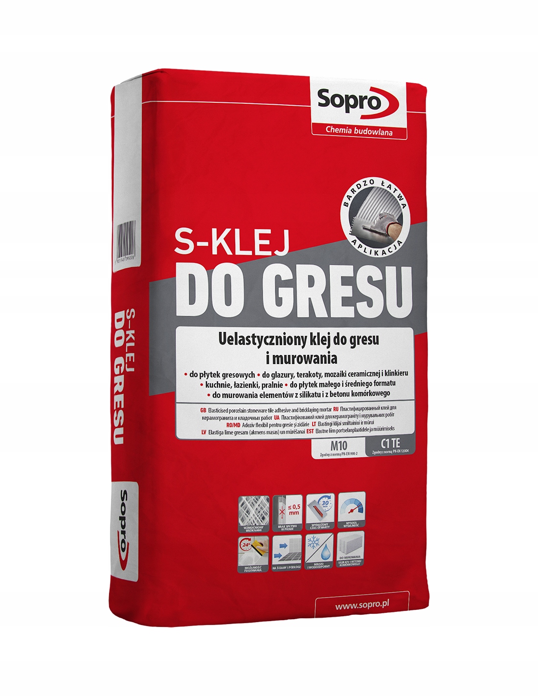 S-klej 295 uelast. do gresu C1TE 22,5