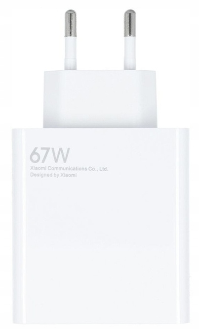 Originální síťová nabíječka Xiaomi MDY-12-EH 6A 67W Qc 3.0 bílá