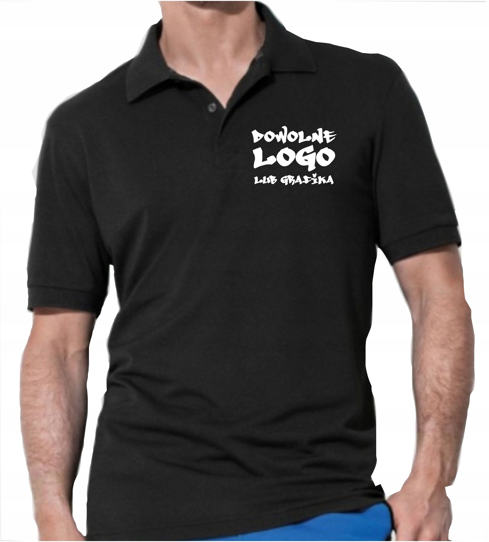 

Polo męska z Własnym Nadrukiem Logo (31 Kolorów)
