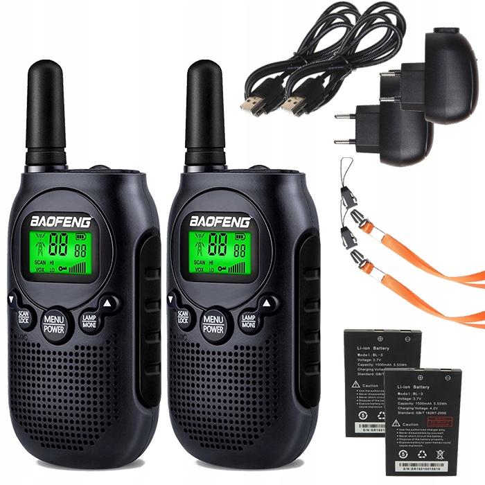 

Baofeng BF-T3 Krótkofalówka Walkie-talkie+ Baterie