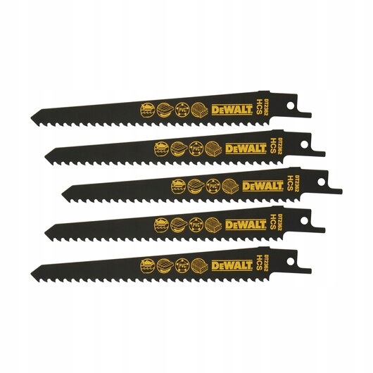 

Dewalt Brzeszczoty piły szablastej drewna 152mm 5x