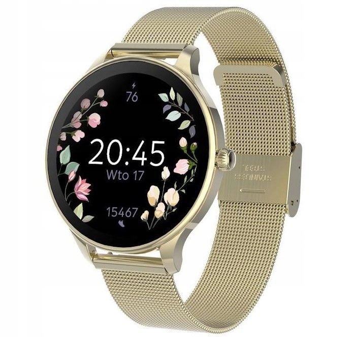 Chytré hodinky Forever Velora SB-306 zlaté