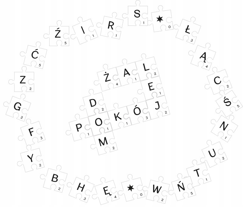 Rozwojowa Gra Dziecięca Gry Edukacyjne Logiczna Krzyżówkowy Zawrót Głowy