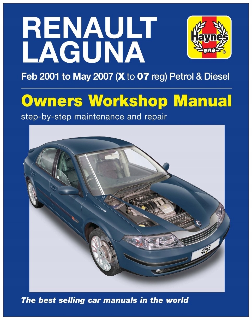 Renault Laguna (2001-2007) instrukcja napraw Haynes 24h