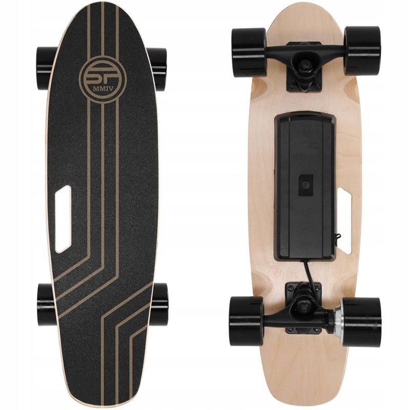 Elektrický skateboard Spokey E-Rush BK 941206 N/A