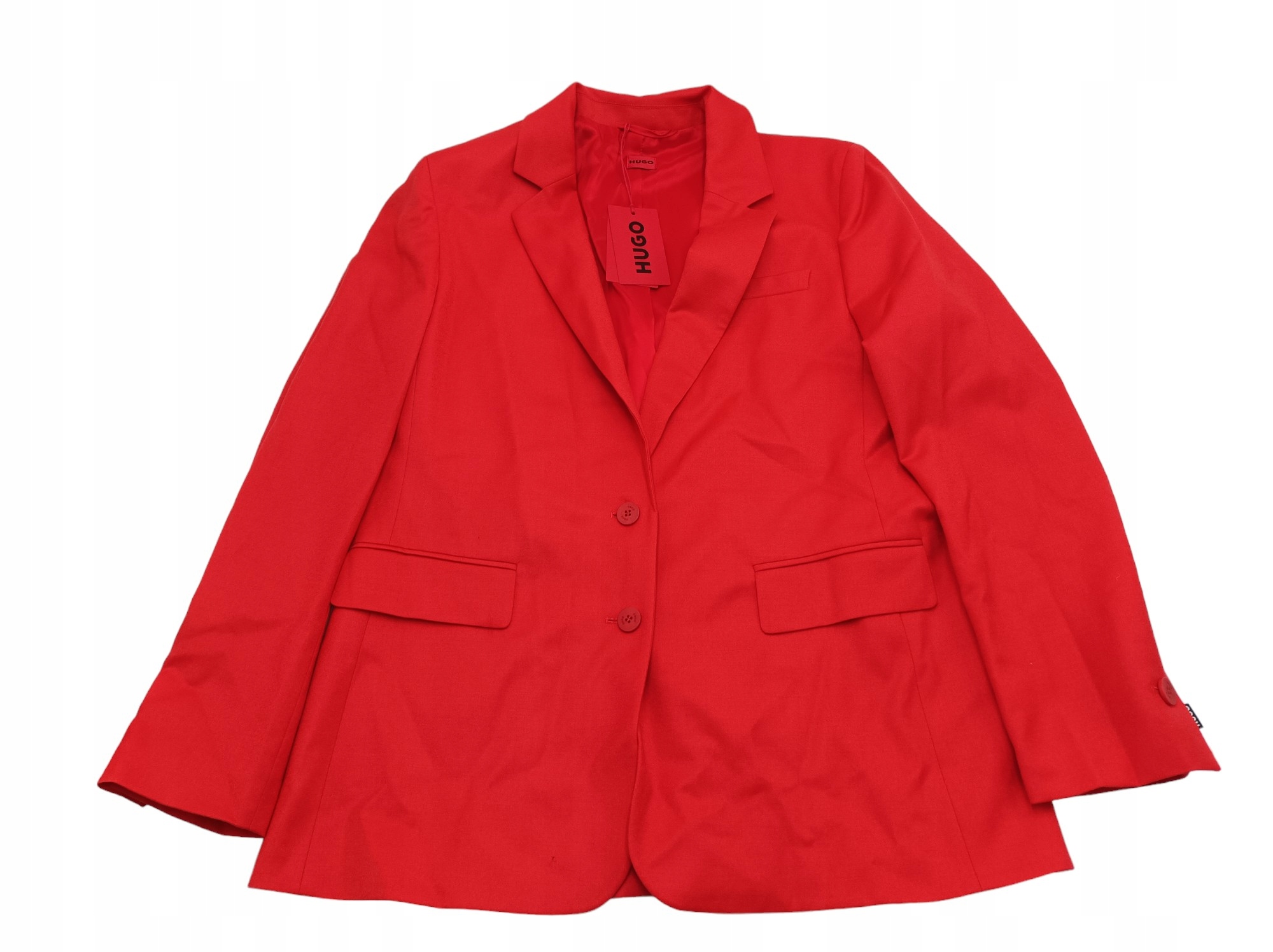 Hugo Akrida, červená sako, velikost vel.