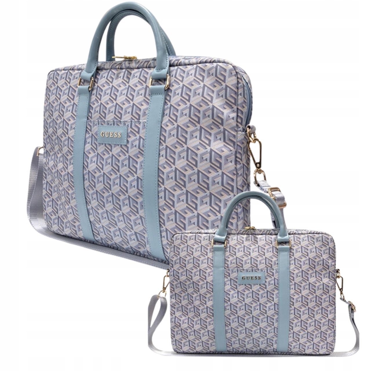 Torba Guess GCube Stripes na laptopa do 16", Oryginalna