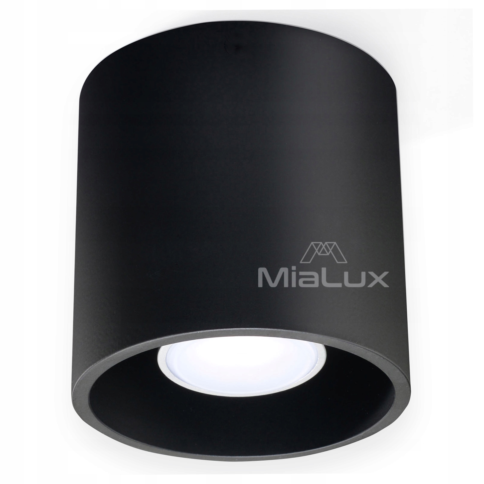 

Lampa Plafon Gaja Czarna Oprawa Sufitowa Walec Led