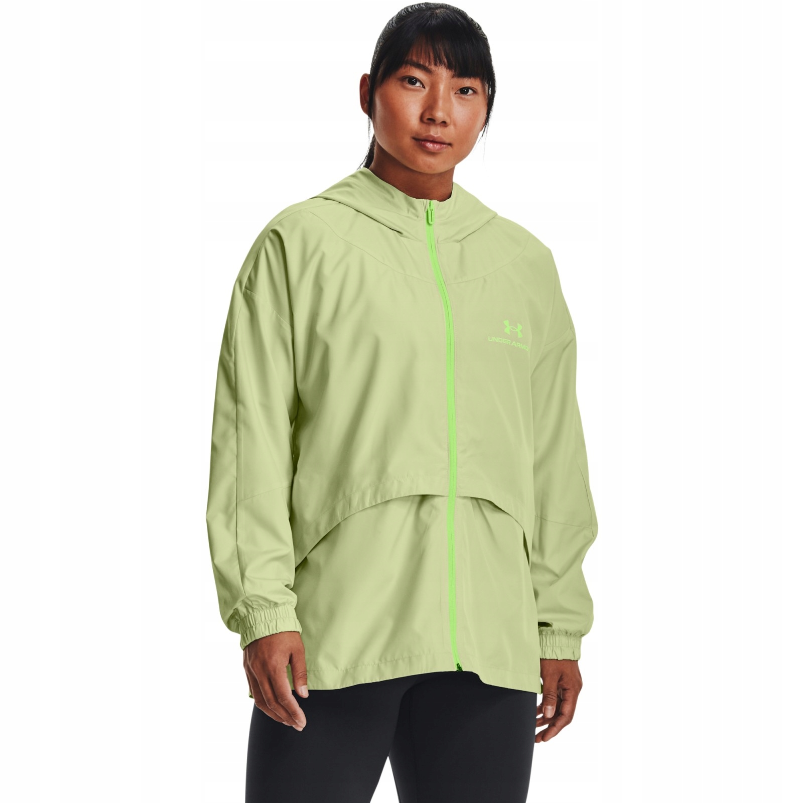 Dámská sportovní bunda Under Armour Rush Woven Nov Jacket-GRN