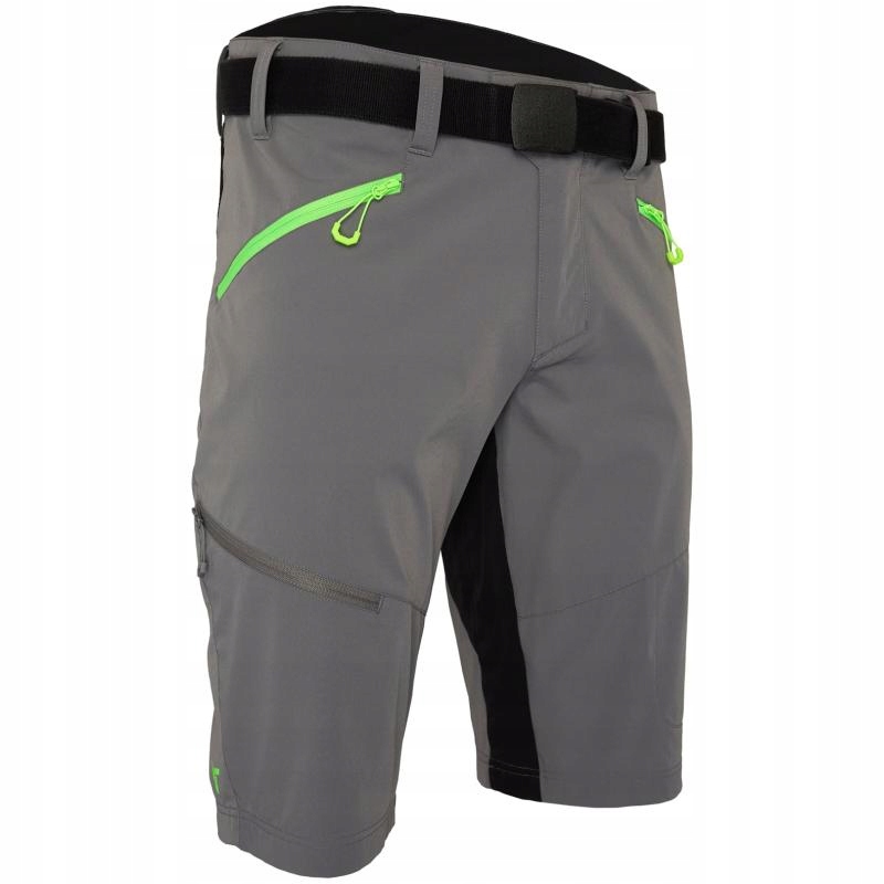 Silvini Kraťasy Rango Pro MP2225 pánské volné šedá-zelená XL