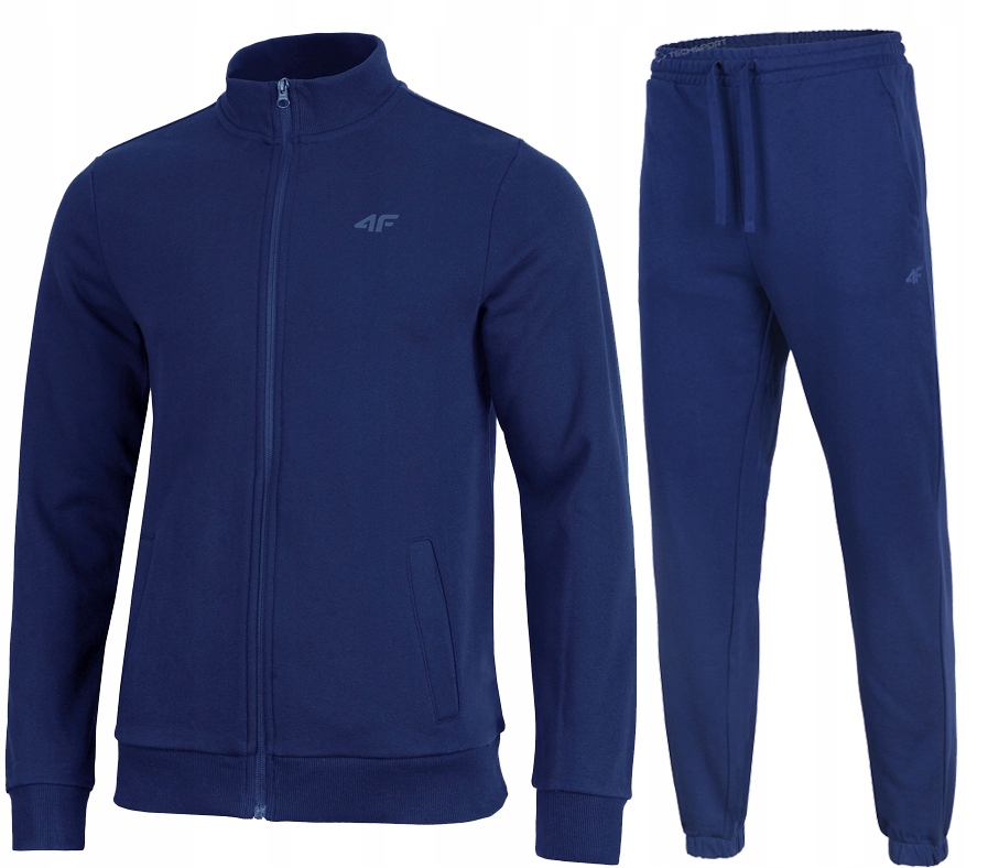 4F Męski Dres Bawełna Komplet Bluza Spodnie rozm M