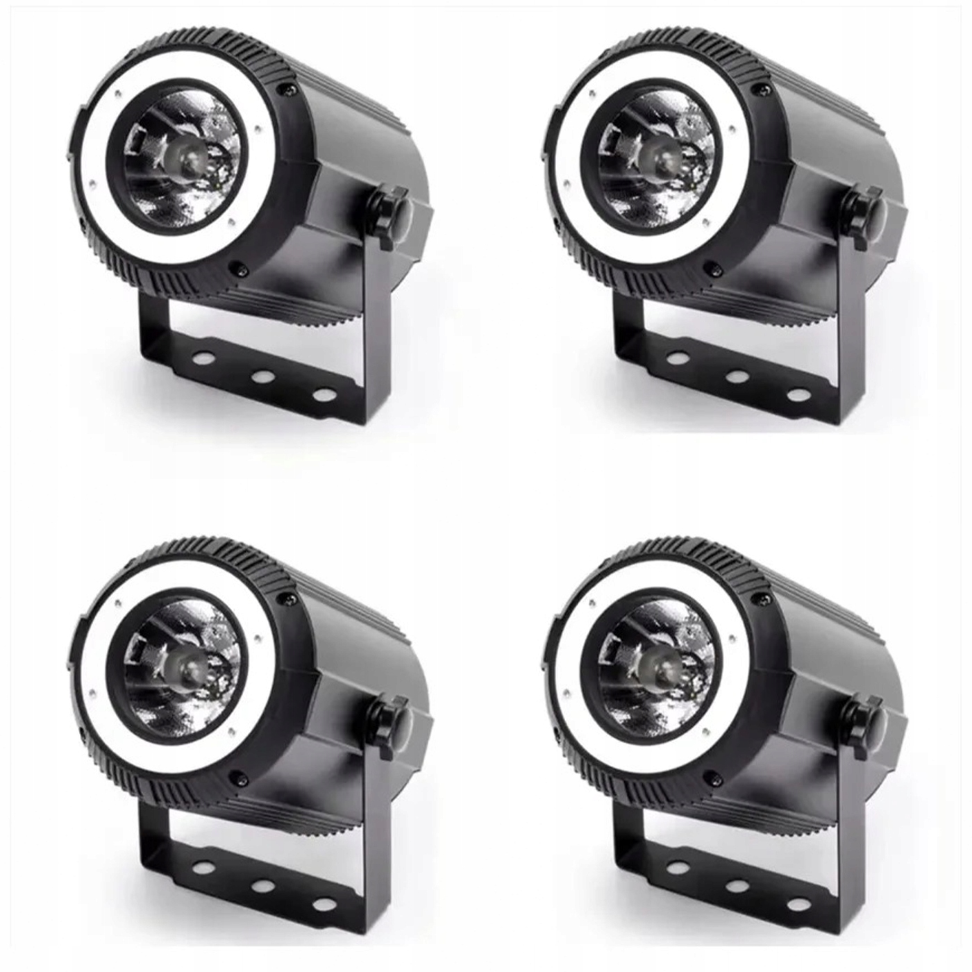 Reflektor Pinspot 60W Rgbw Beam 4 ks DMX Dj Impreza Sada scénických efektů