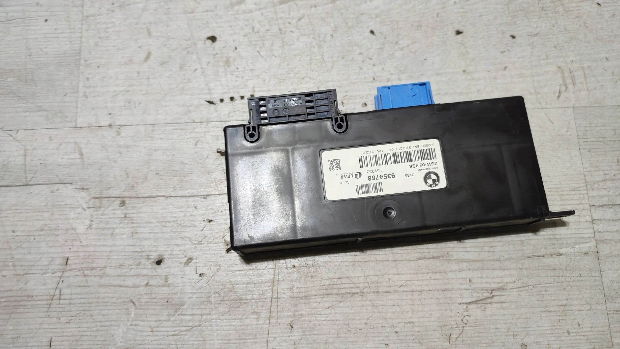 BMW X3 F25 2015 Module Contrôle gateway