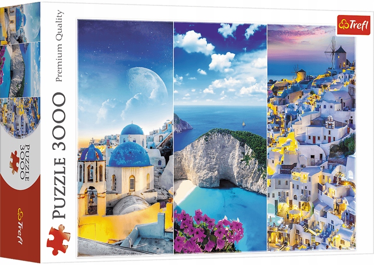 

Trefl Puzzle 3000 El Greckie Wakacje 33073 Tryptyk