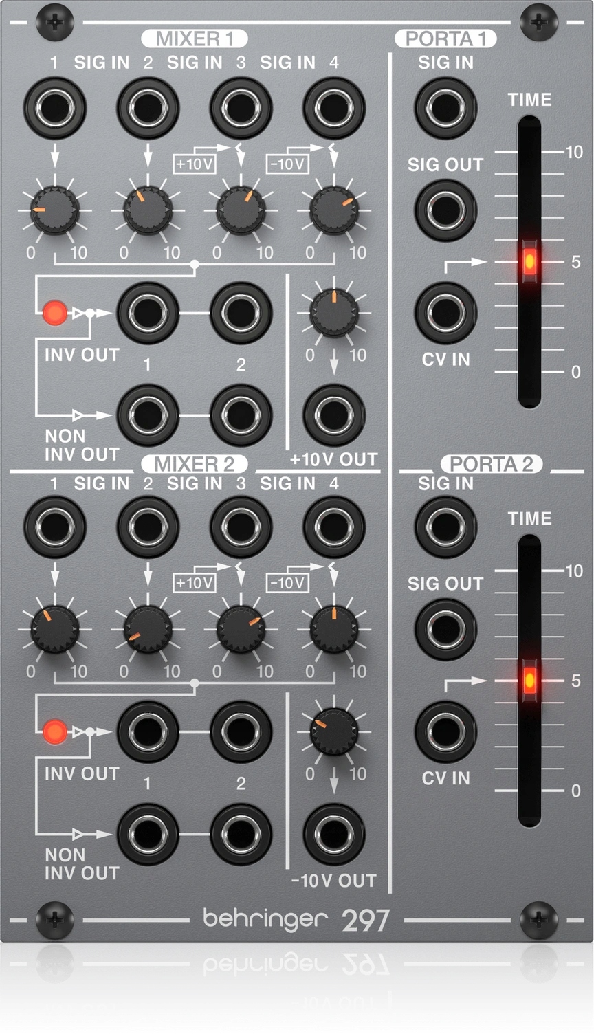 Behringer 297 Dual Portamento/cv Utlitie Modul modulárního syntezátoru