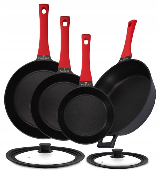 

Zwieger Obsidian Zestaw 4 Patelni Pokrywki Tadar
