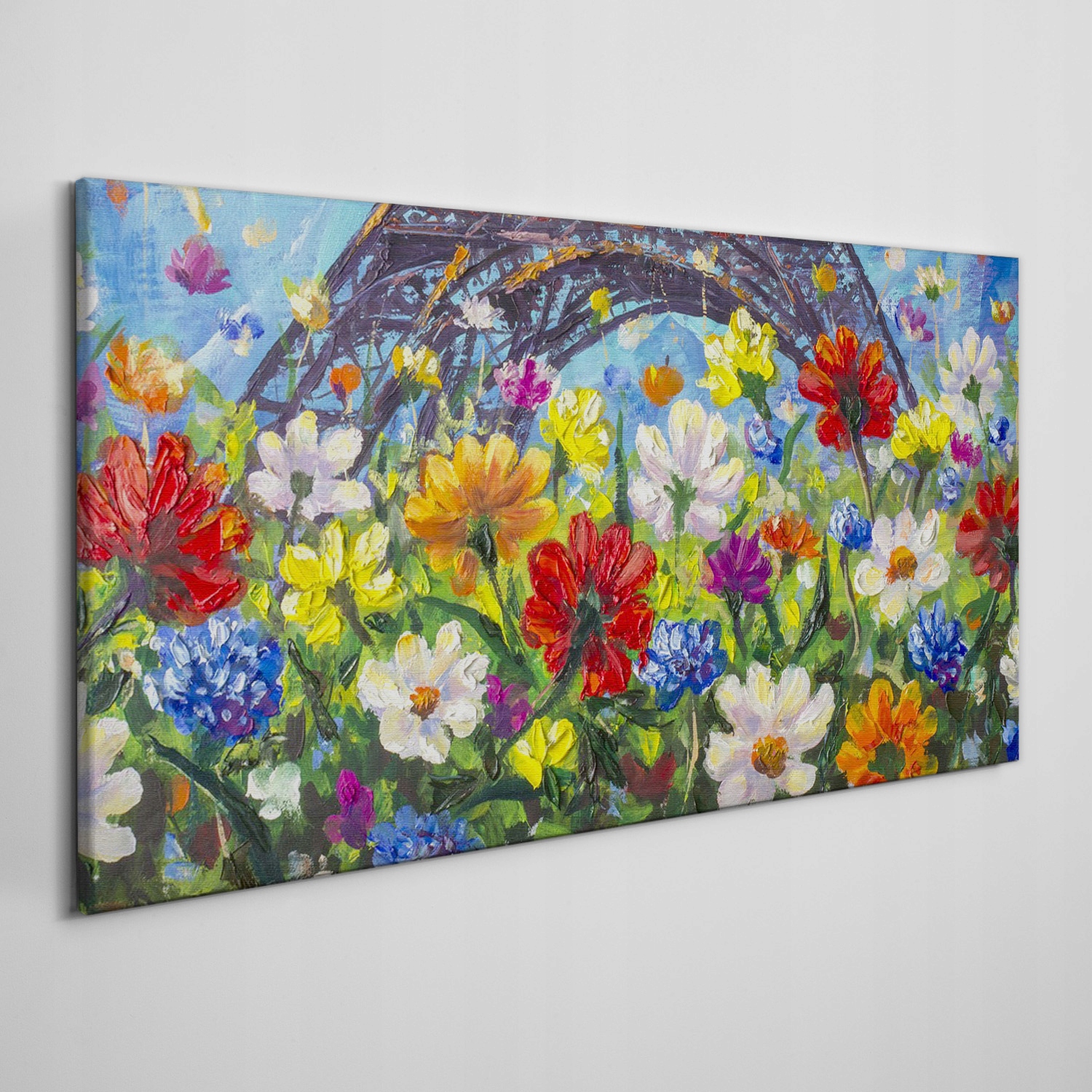 

Obraz na płótnie Malarstwo kwiaty natura 120x60 cm