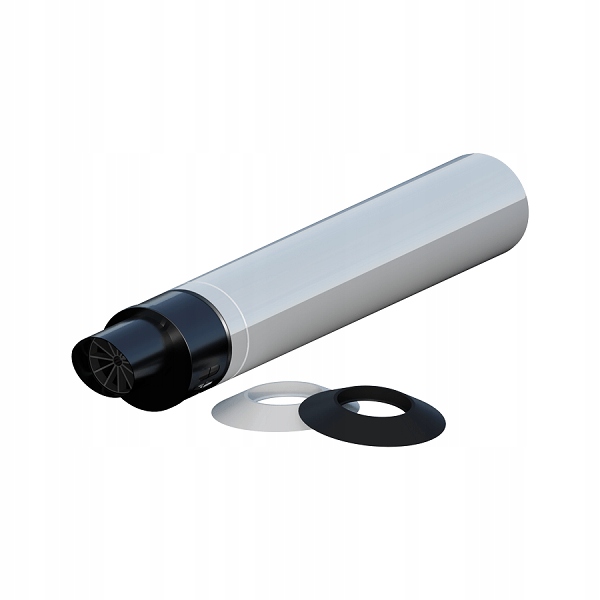 Koaxiálny horizontálny výstup 60/100 Pp-al 2 rozety