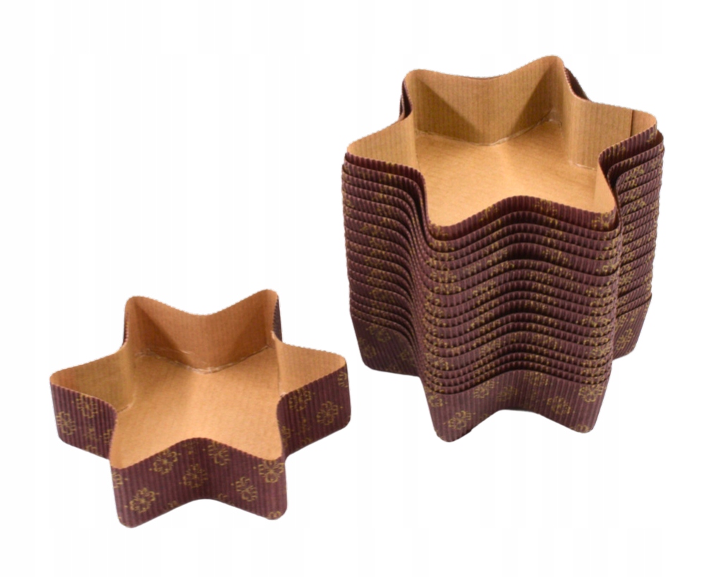 Forma do wypieku Gwiazdka 100 szt 12x3,5cm