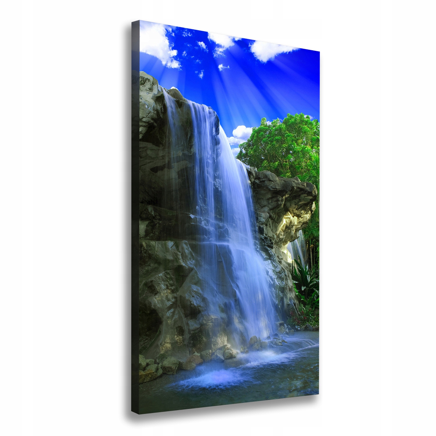 

Foto obraz na płótnie do salonu Wodospad 60x120 cm