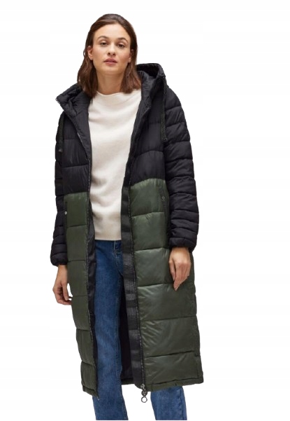 Street One Dvoubarevný Zimní Kabát S Kapucí A Kapsami 46 Jzf
